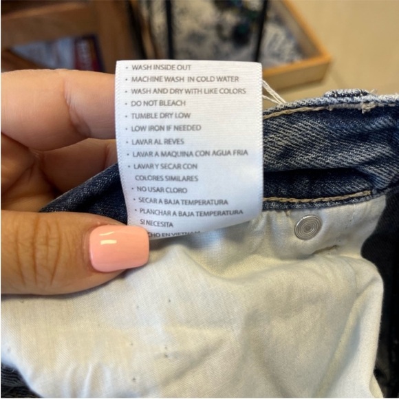 KANCAN High Rise Straight Leg Button Fly Jeans style KC8682M cut 40533 - Picture 13 of 15